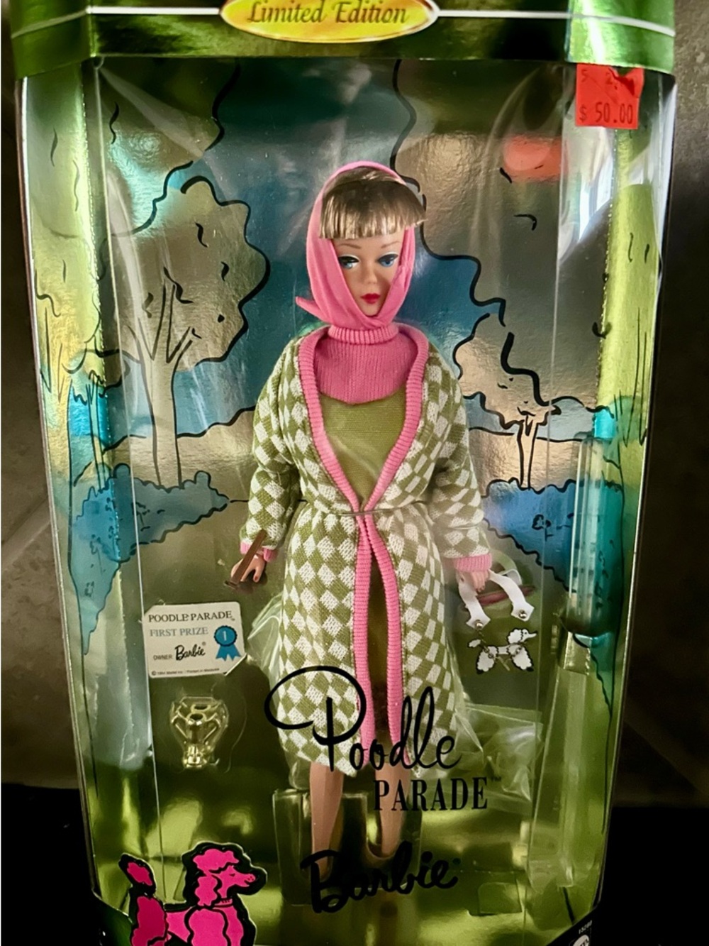 1995 Barbie 1965 Reproduction Poodle Parade Collector Doll-15280 - Picture 1 of 3